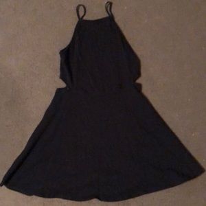 Black garage dress